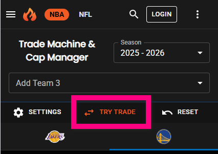 【使い方解説図】try trade　というボタンをタップする