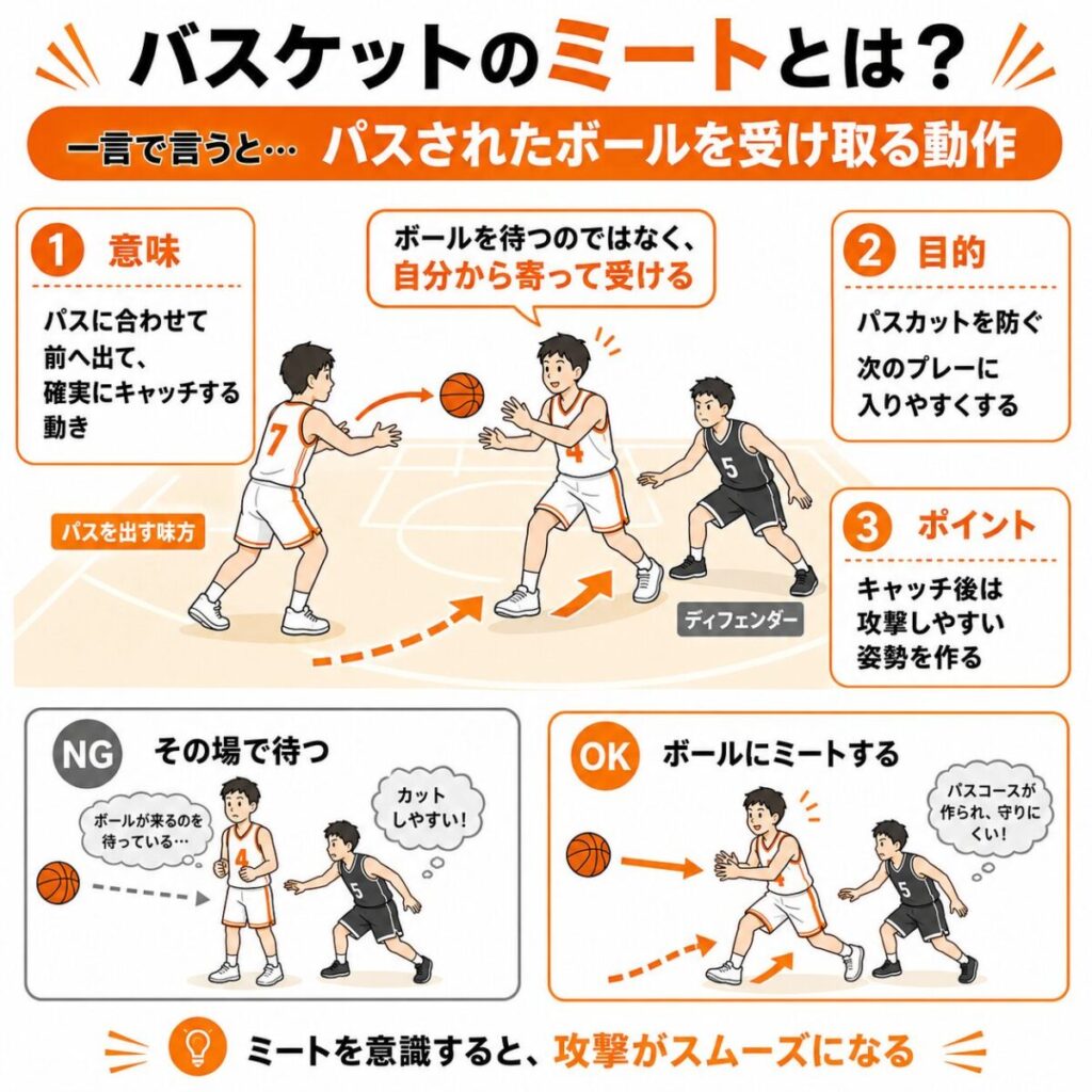 バスケのミートとは？